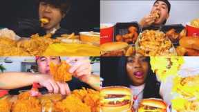 Fast food Mukbang ~ Big Bites asmr 🍔🍟🍗