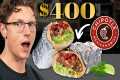 $400 Wagyu Chipotle Burrito Taste