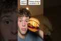 Eating different fast food food hacks 